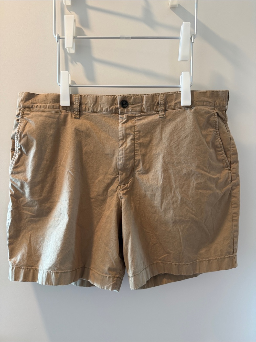 J. Crew Men's Flat Front Chino Shorts - Tan